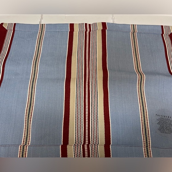 New Pottery Barn ‘Fairfax’ Americana Farmhouse Stripe Table Runner, 16X108 - Picture 2 of 12